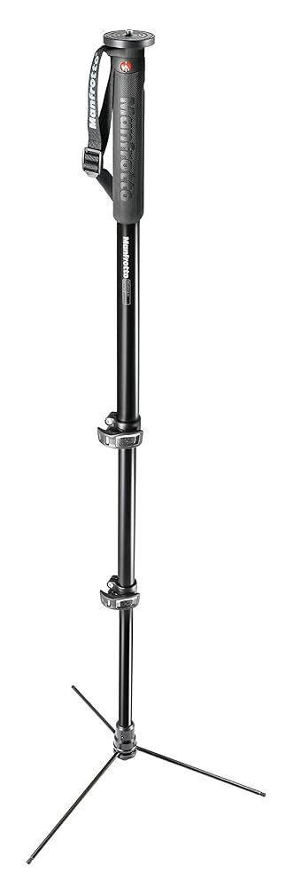 Manfrotto 一脚 XPRO アルミ 3段 セルフスタンディング MMXPROA3B lok26k6 Amazon | Manfrotto 一脚 XPRO アルミ 3段 セルフスタンディング